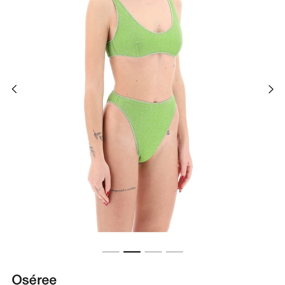 Oséree Lumiere 90s Glittered Bikini Set